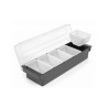 Ingredients organizer with top cover