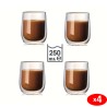 Set 4 pahare cafea (240 ml.)