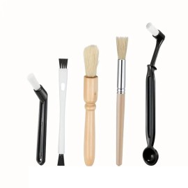 Coffee machine cleaning brush set