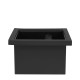 In-Counter coffee grounds knock box 