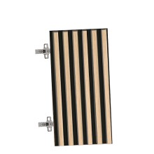 Ribbled door for coffee furniture